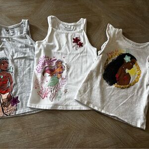 Disney Jumping Beans Princess tank tops size 5